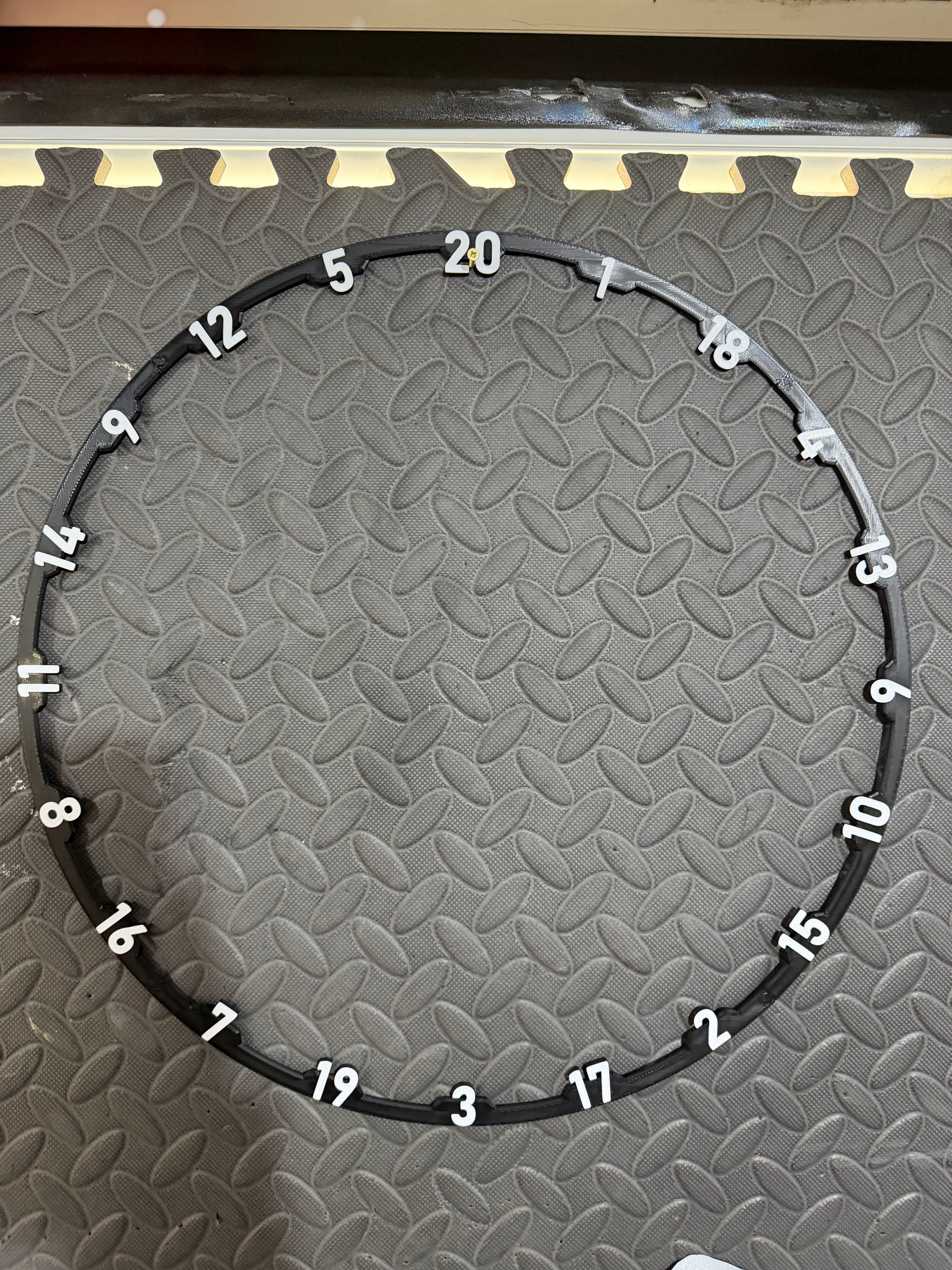 Custom Dartboard number ring